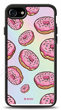 Dafoni Hologram iPhone 7 / 8 Pembe Donut Klf