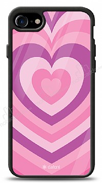 Dafoni Glossy iPhone 7 / 8 Pink Hearts Klf