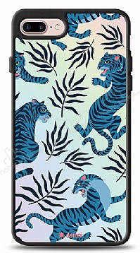 Dafoni Hologram iPhone 7 Plus / 8 Plus Blue Tiger Klf