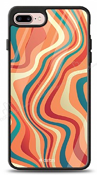 Dafoni Glossy iPhone 7 Plus / 8 Plus Colorful Waves Klf