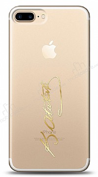 iPhone 7 Plus / 8 Plus Gold Atatrk mza Klf