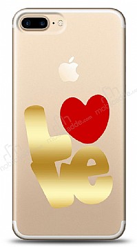 iPhone 7 Plus / 8 Plus Gold Love Klf