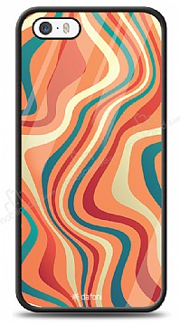 Dafoni Glossy iPhone SE / 5 / 5S Colorful Waves Klf