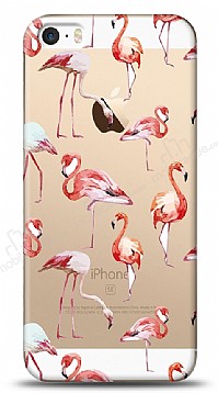 iPhone SE / 5 / 5S Flamingo Resimli Klf