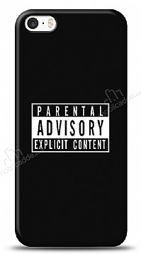 iPhone SE / 5 / 5S Parental Advisory Resimli Klf