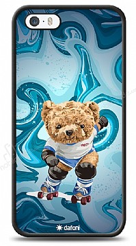 Dafoni Art iPhone SE / 5 / 5S Skating Teddy Bear Klf