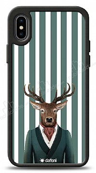 Dafoni Art iPhone X Green Deer Klf