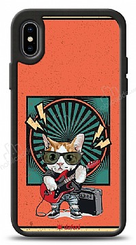 Dafoni Art iPhone X Guitarist Cat Klf