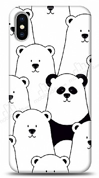 iPhone X / XS Lonely Panda Resimli Klf