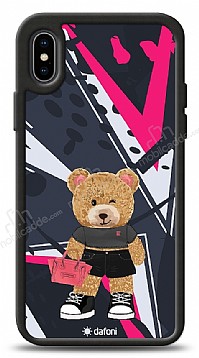 Dafoni Art iPhone X Rock And Roll Teddy Bear Klf