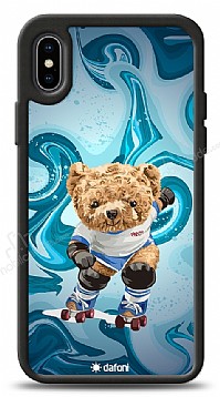 Dafoni Art iPhone X Skating Teddy Bear Klf