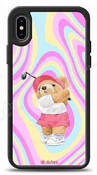 Dafoni Art iPhone X Tennis Girl Bear Klf