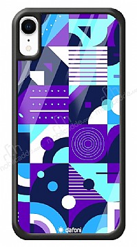 Dafoni Glossy iPhone XR Purple Geometric Pattern Klf