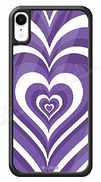 Dafoni Glossy iPhone XR Purple Hearts Klf