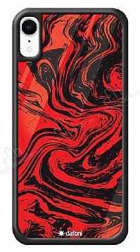 Dafoni Glossy iPhone XR Red Marble Klf