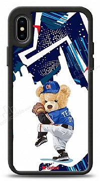 Dafoni Art iPhone XS Max Hand Soccer Teddy Bear Klf