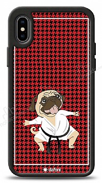 Dafoni Art iPhone XS Max Karate Fighter Pug Klf