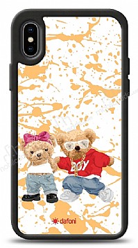 Dafoni Art iPhone XS Max Style Couple Teddy Klf