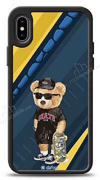 Dafoni Art iPhone XS Skate Bear Klf