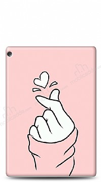 Lenovo Tab M10 TB-X505F Pink Finger Heart Klf