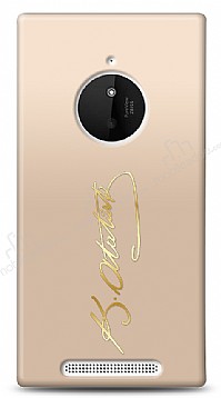 Nokia Lumia 830 Gold Atatrk mza Klf