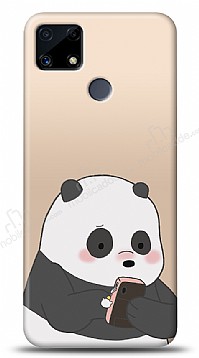 Realme C25 Confused Panda Resimli Klf