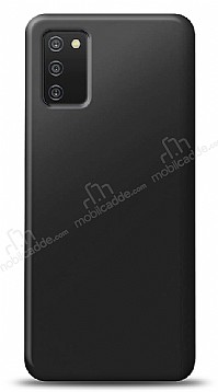 Samsung Galaxy A03s Siyah Mat Silikon Klf