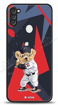 Dafoni Art Samsung Galaxy A11 Baseball Bear Klf