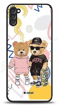 Dafoni Art Samsung Galaxy A11 Fun Couple Teddy Klf