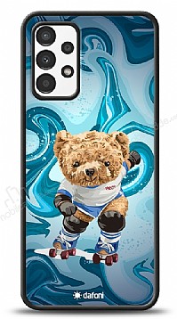 Dafoni Art Samsung Galaxy A13 Skating Teddy Bear Klf