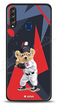 Dafoni Art Samsung Galaxy A20S Baseball Bear Klf