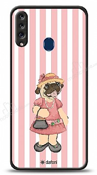 Dafoni Art Samsung Galaxy A20S Pug Girl Klf
