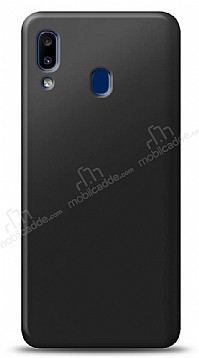 Samsung Galaxy A20S Siyah Mat Silikon Klf