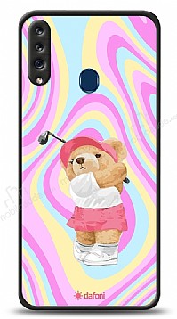 Dafoni Art Samsung Galaxy A20S Tennis Girl Bear Klf