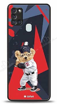 Dafoni Art Samsung Galaxy M21 / M31 / M30s Baseball Bear Klf
