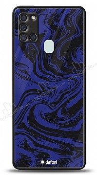 Dafoni Glossy Samsung Galaxy M21 / M31 / M30s Navy Blue Marble Klf