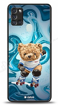 Dafoni Art Samsung Galaxy M21 / M31 / M30s Skating Teddy Bear Klf