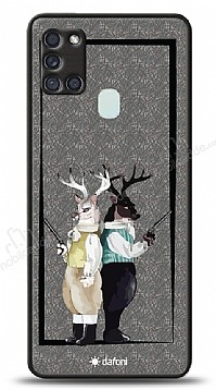 Dafoni Art Samsung Galaxy M21 / M31 / M30s Spy Deers Klf