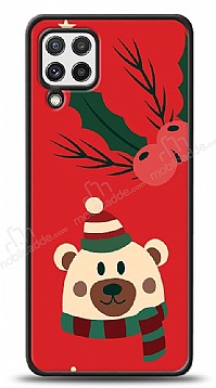 Dafoni Art Samsung Galaxy A22 4G Christmas Bear Klf