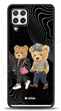 Dafoni Art Samsung Galaxy A22 4G Compatible Couple Teddy Klf