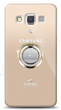 Samsung Galaxy A3 Gold Tutuculu Tal effaf Klf