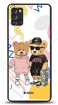Dafoni Art Samsung Galaxy A31 Fun Couple Teddy Klf