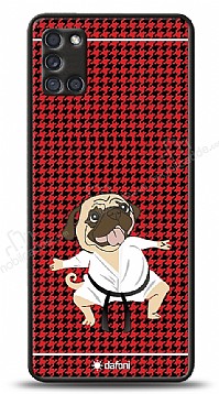 Dafoni Art Samsung Galaxy A31 Karate Fighter Pug Klf