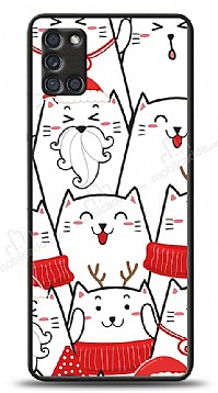 Dafoni Art Samsung Galaxy A31 New Year Cats Klf