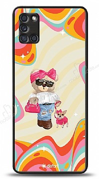 Dafoni Art Samsung Galaxy A31 Pinky Bear Klf