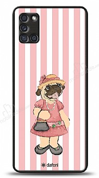 Dafoni Art Samsung Galaxy A31 Pug Girl Klf
