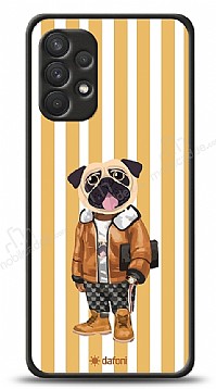 Dafoni Art Samsung Galaxy A32 4G Pug Style Klf