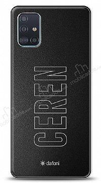 Dafoni Metal Samsung Galaxy A51 Tek simli Kiiye zel Klf