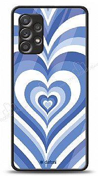 Dafoni Glossy Samsung Galaxy A52 Blue Hearts Klf