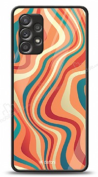Dafoni Glossy Samsung Galaxy A52 Colorful Waves Klf